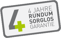 4 Jahre rundumsorglos Garantie